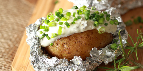 Pellkartoffeln mit Kräuterquark