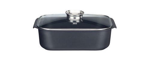 ELO Rafinesse - Rectangular roaster with glass lid and aroma-knob