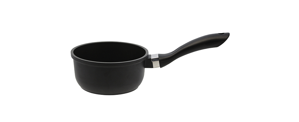 Black - Cookpot high with glass lid