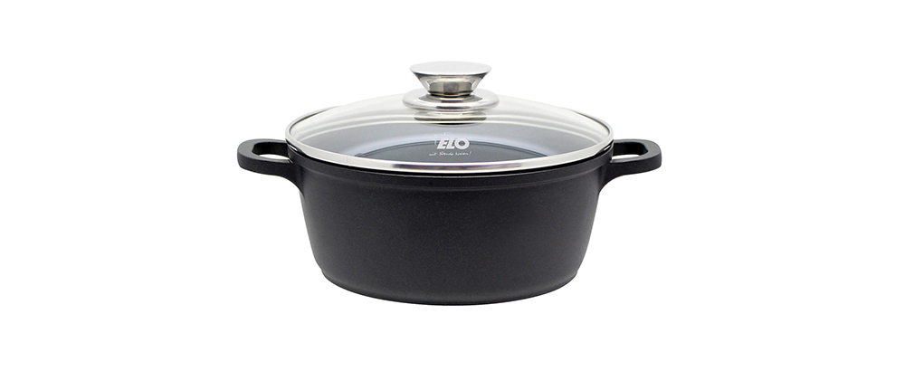 ELO Alucast - Casserole with glass lid